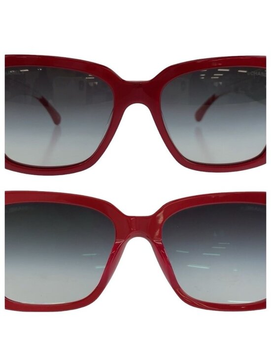 Chanel CC Logo Red Acetate C S6 Sunglasses Eyewear main image 9